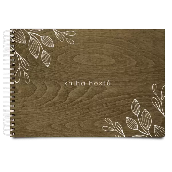 Dřevěné svatební album DARINA