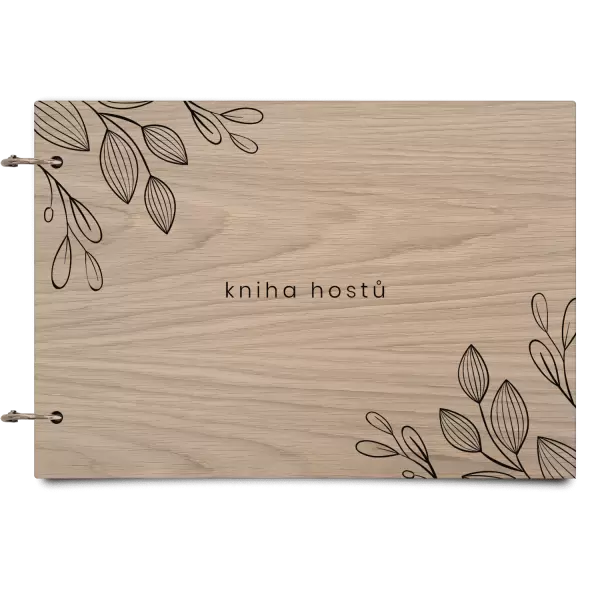 Dřevěné svatební album DARINA