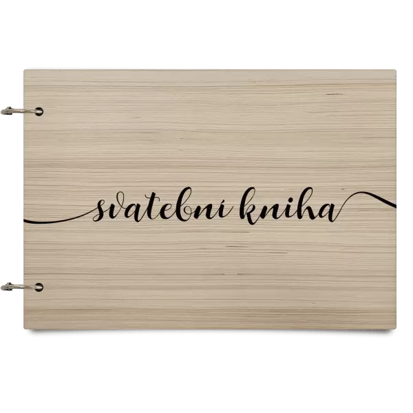 Dřevěné svatební album BOZENA
