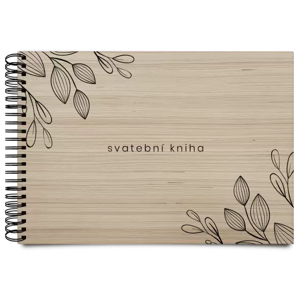Dřevěné svatební album EMILIE