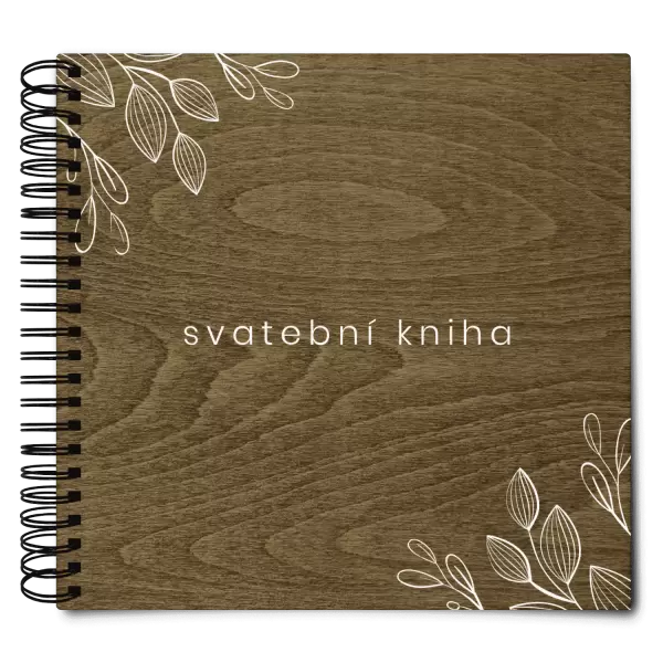 Dřevěné svatební album EMILIE
