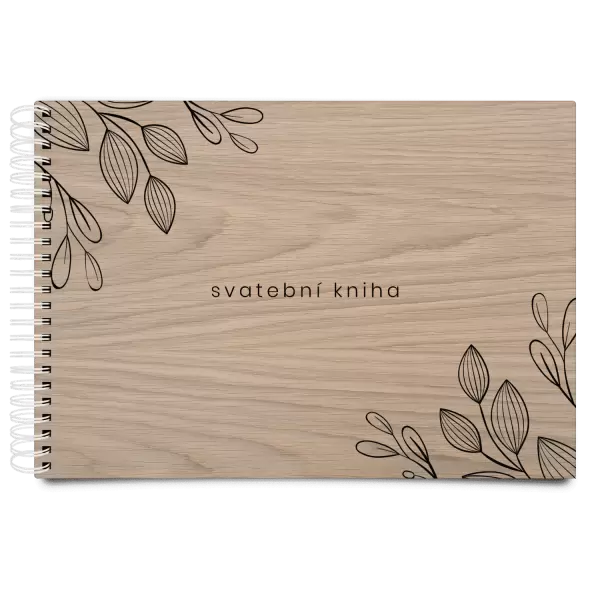 Dřevěné svatební album EMILIE