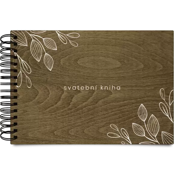 Dřevěné svatební album EMILIE