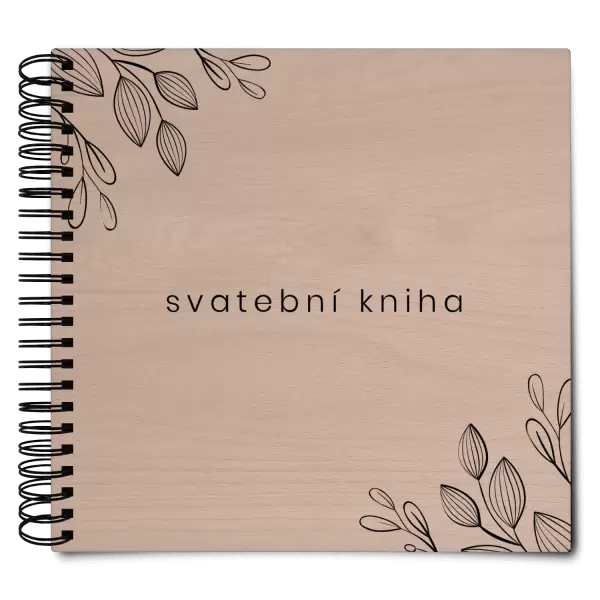 Dřevěné svatební album EMILIE