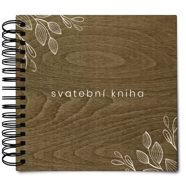 Dřevěné svatební album EMILIE
