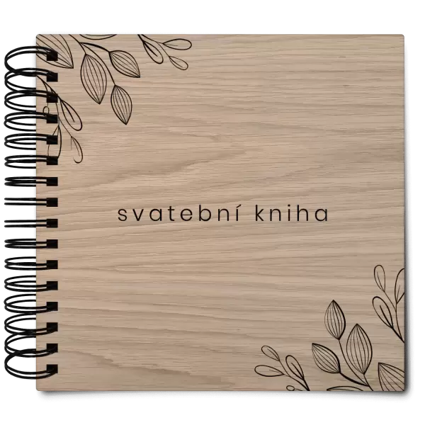 Dřevěné svatební album EMILIE