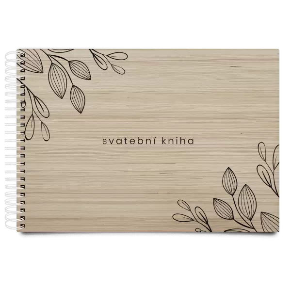 Dřevěné svatební album EMILIE