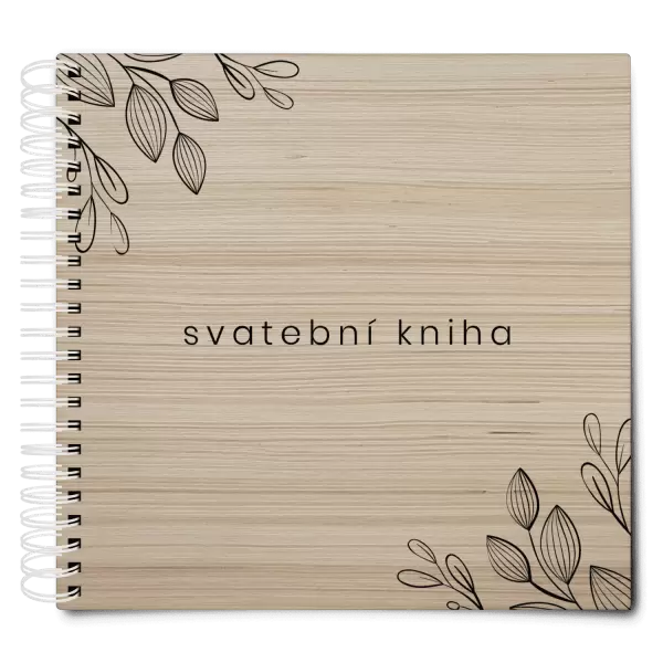 Dřevěné svatební album EMILIE