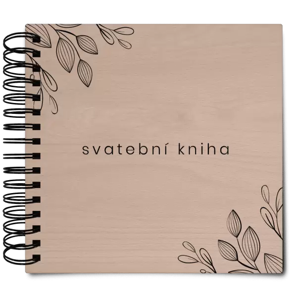 Dřevěné svatební album EMILIE