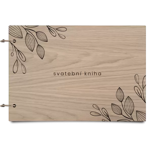 Dřevěné svatební album EMILIE
