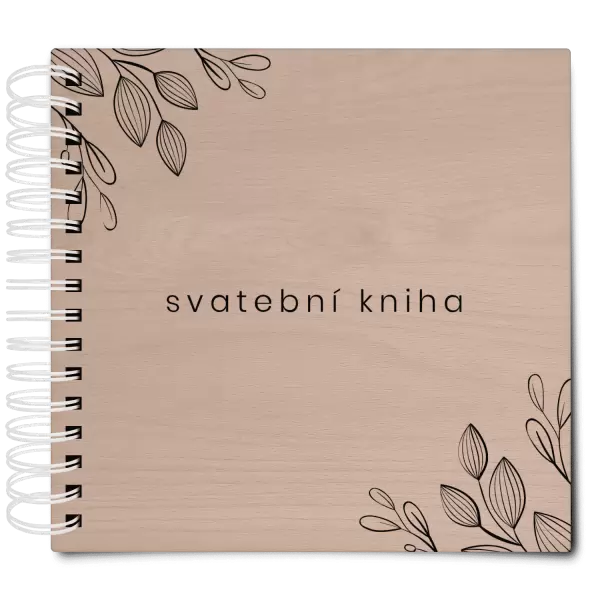 Dřevěné svatební album EMILIE