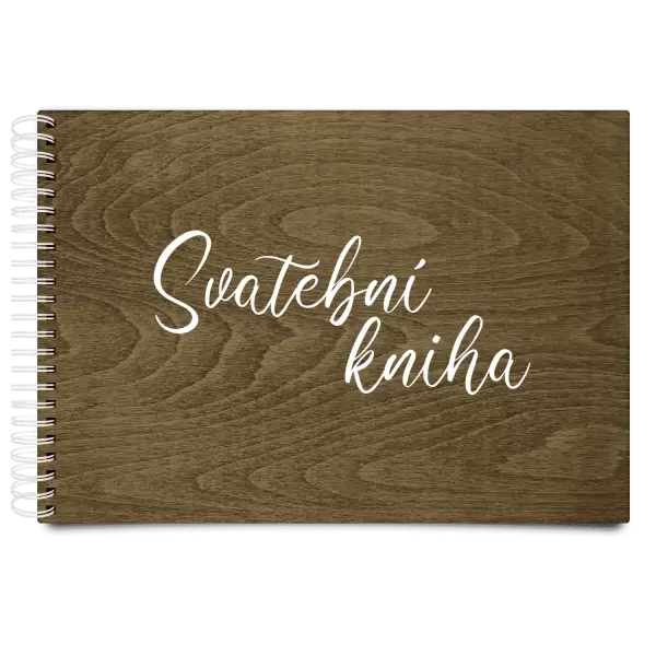 Dřevěné svatební album HEDVIKA