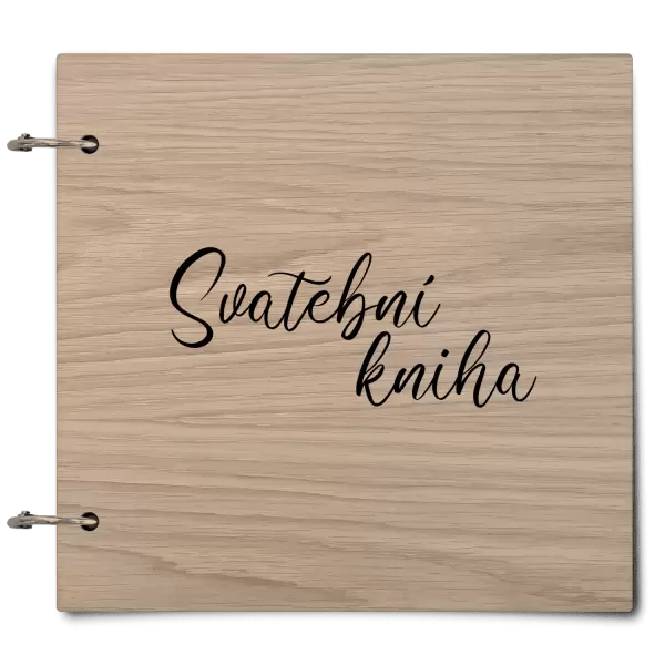 Dřevěné svatební album HEDVIKA