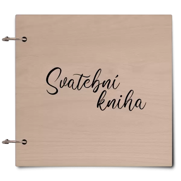 Dřevěné svatební album HEDVIKA
