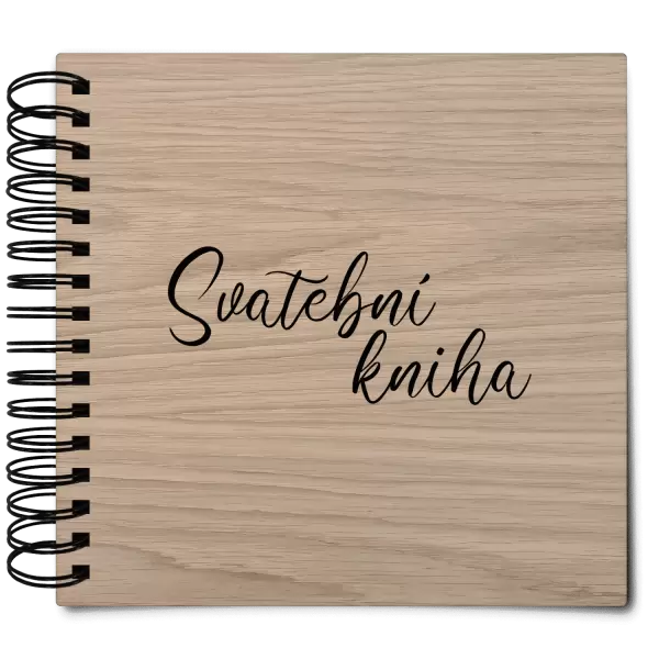Dřevěné svatební album HEDVIKA