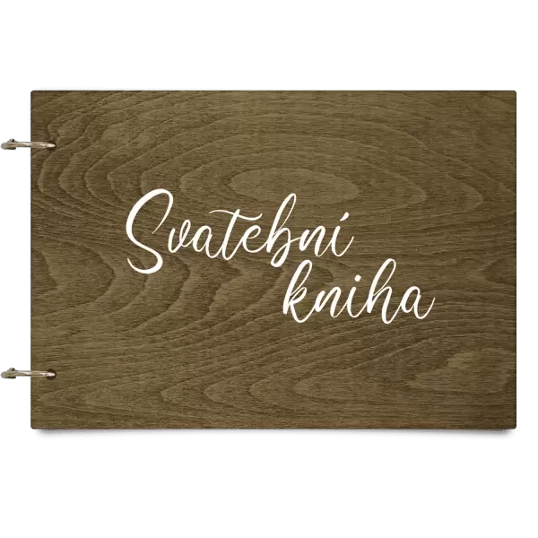 Dřevěné svatební album HEDVIKA