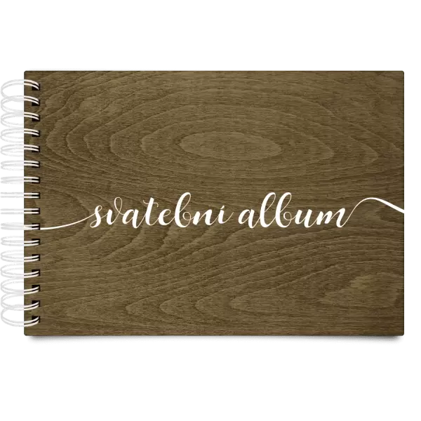 Dřevěné svatební album APOLENA