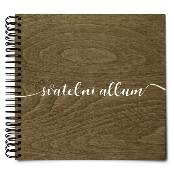 Dřevěné svatební album APOLENA