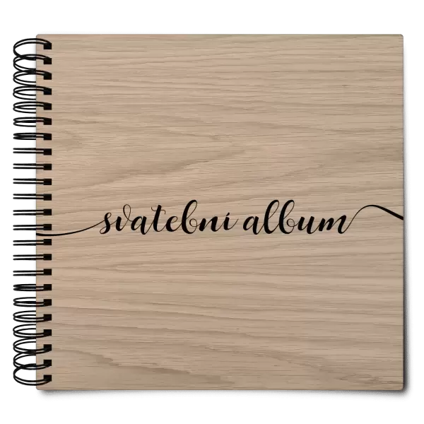 Dřevěné svatební album APOLENA