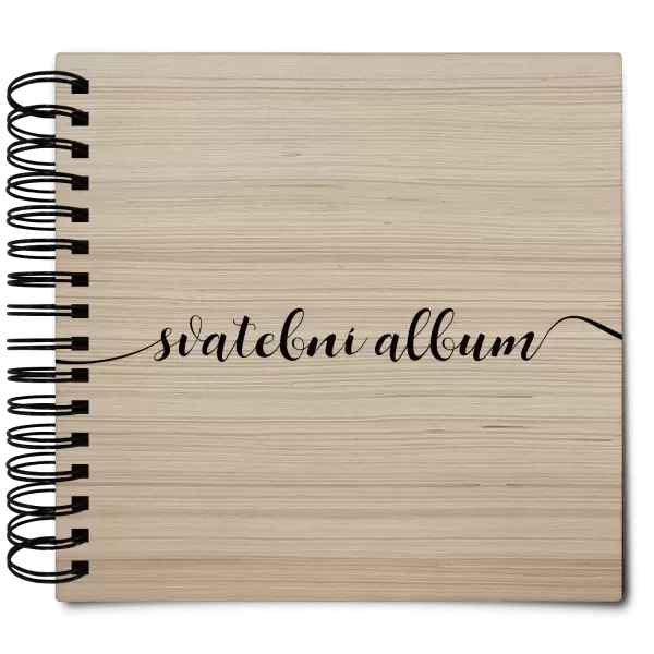 Dřevěné svatební album APOLENA