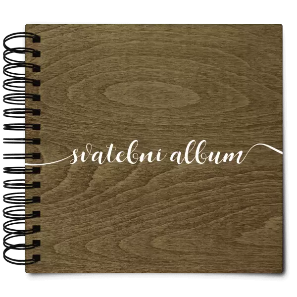 Dřevěné svatební album APOLENA