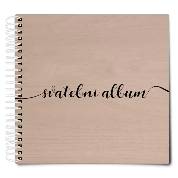 Dřevěné svatební album APOLENA