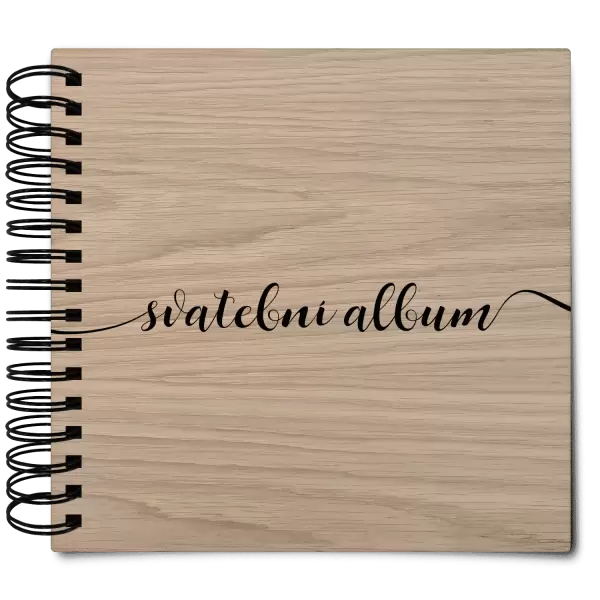 Dřevěné svatební album APOLENA
