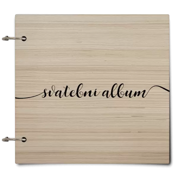 Dřevěné svatební album APOLENA