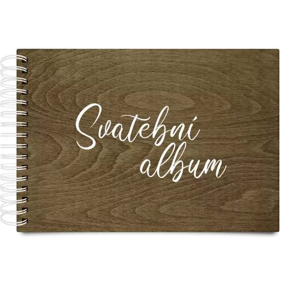Dřevěné svatební album DANIELA