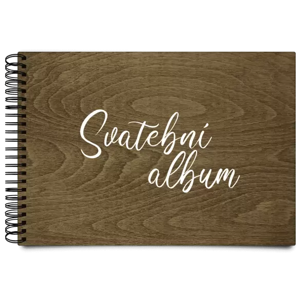 Dřevěné svatební album DANIELA