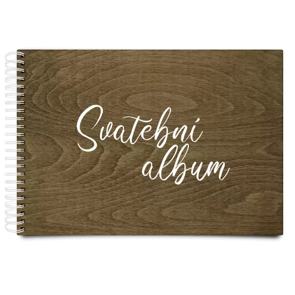 Dřevěné svatební album DANIELA