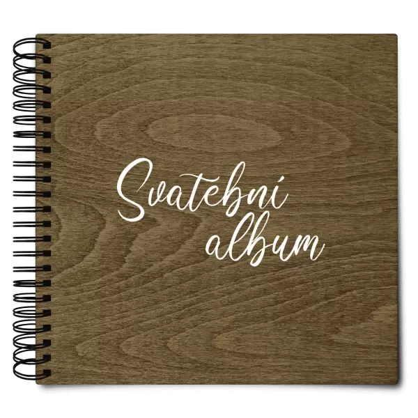 Dřevěné svatební album DANIELA
