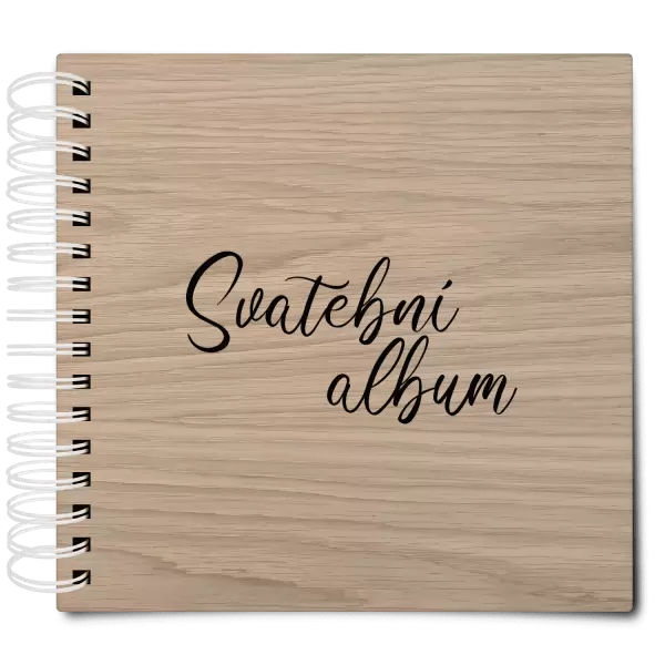 Dřevěné svatební album DANIELA