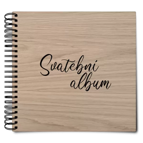 Dřevěné svatební album DANIELA