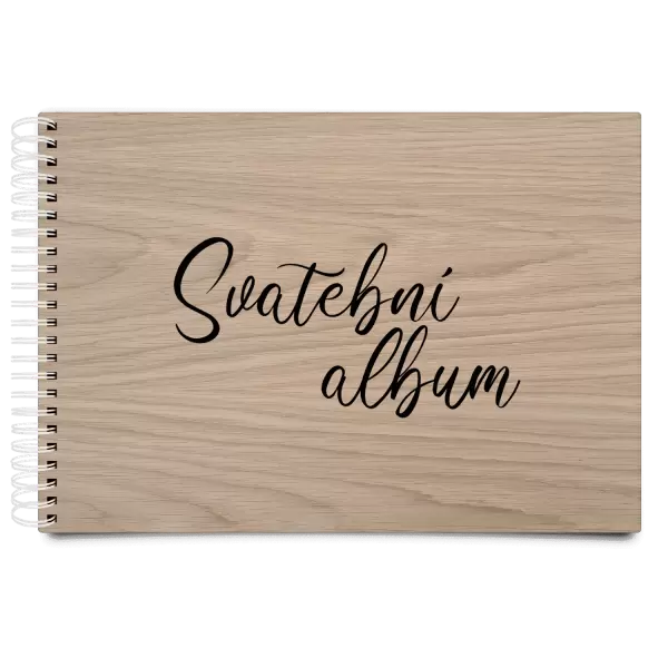 Dřevěné svatební album DANIELA