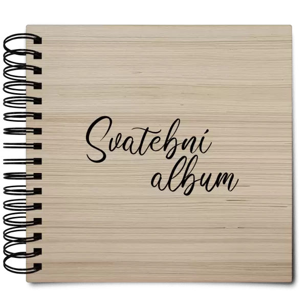 Dřevěné svatební album DANIELA