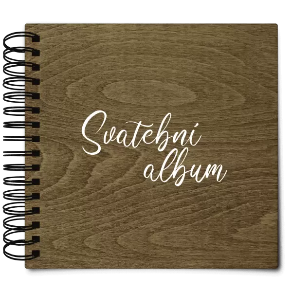 Dřevěné svatební album DANIELA