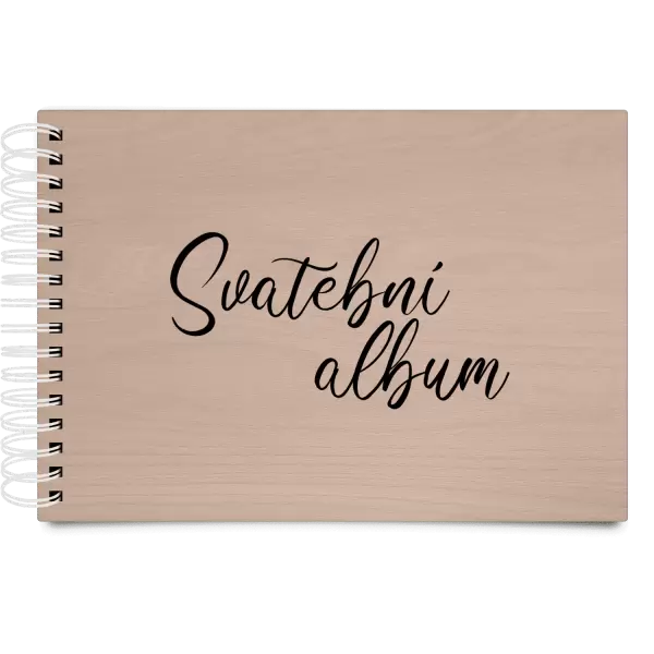 Dřevěné svatební album DANIELA
