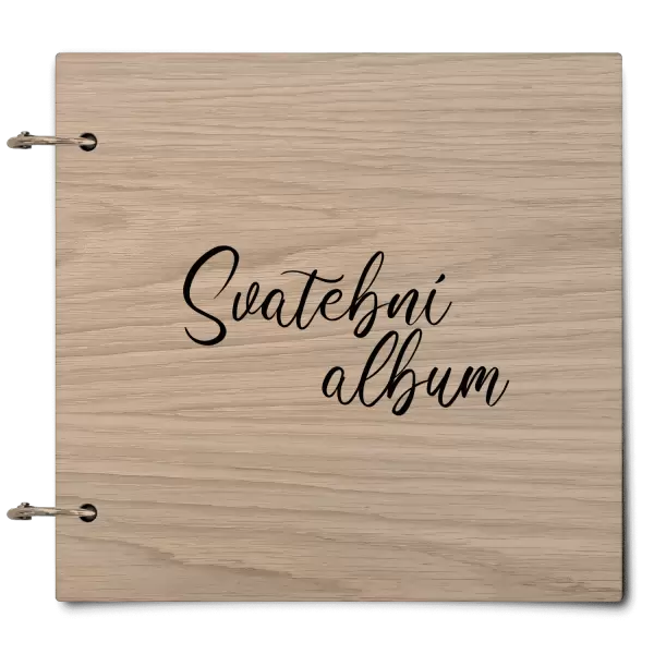 Dřevěné svatební album DANIELA