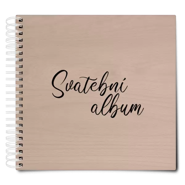 Dřevěné svatební album DANIELA