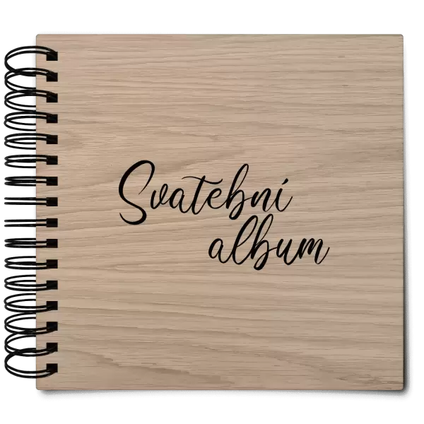 Dřevěné svatební album DANIELA