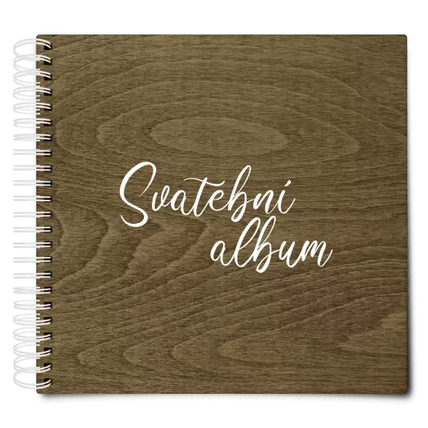 Dřevěné svatební album DANIELA