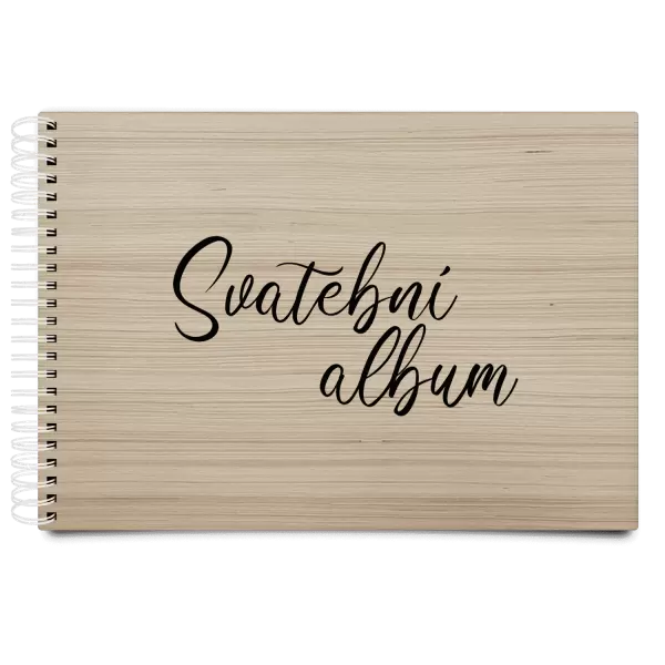 Dřevěné svatební album DANIELA