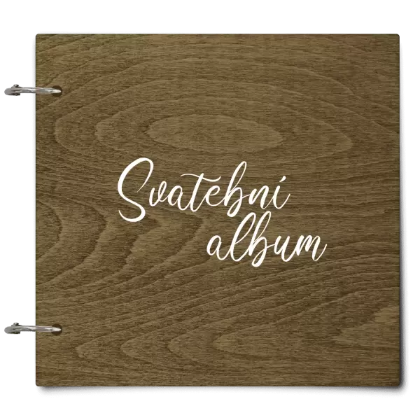 Dřevěné svatební album DANIELA