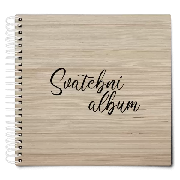 Dřevěné svatební album DANIELA