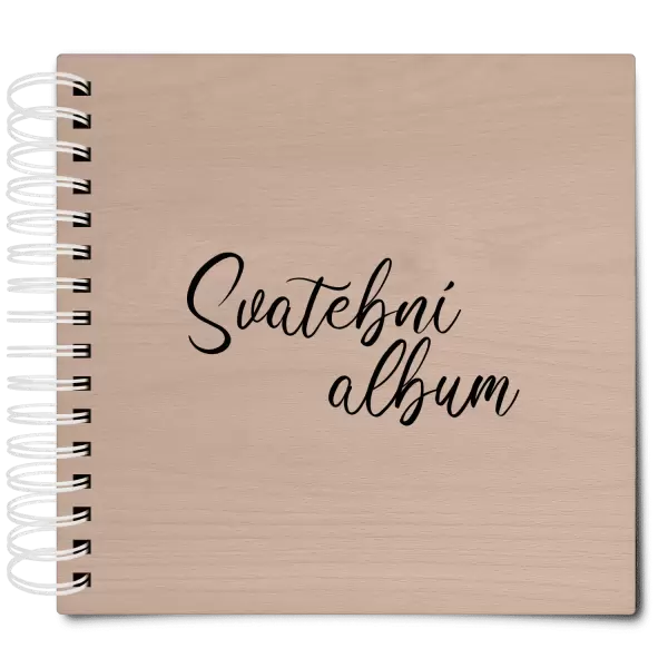Dřevěné svatební album DANIELA