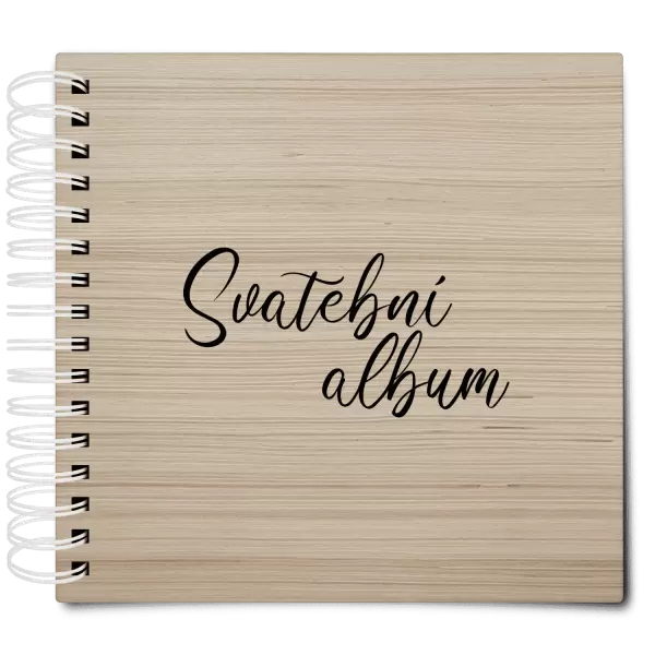Dřevěné svatební album DANIELA