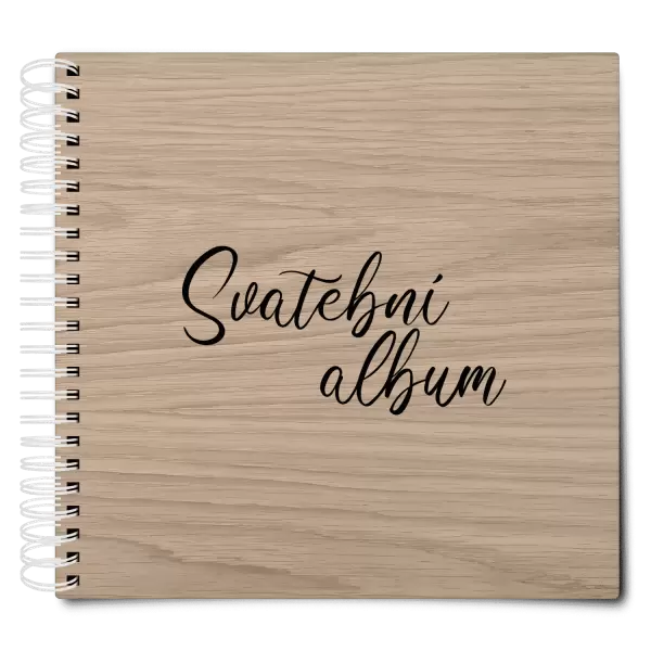 Dřevěné svatební album DANIELA