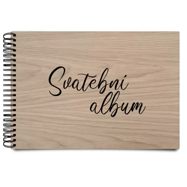 Dřevěné svatební album DANIELA