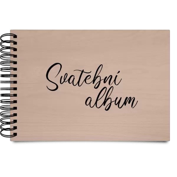 Dřevěné svatební album DANIELA